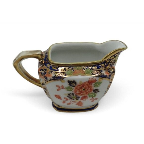NORITAKE Creamer Ceramic With FLORAL and Gold Accents Japan Vintage - Picture 3 of 10